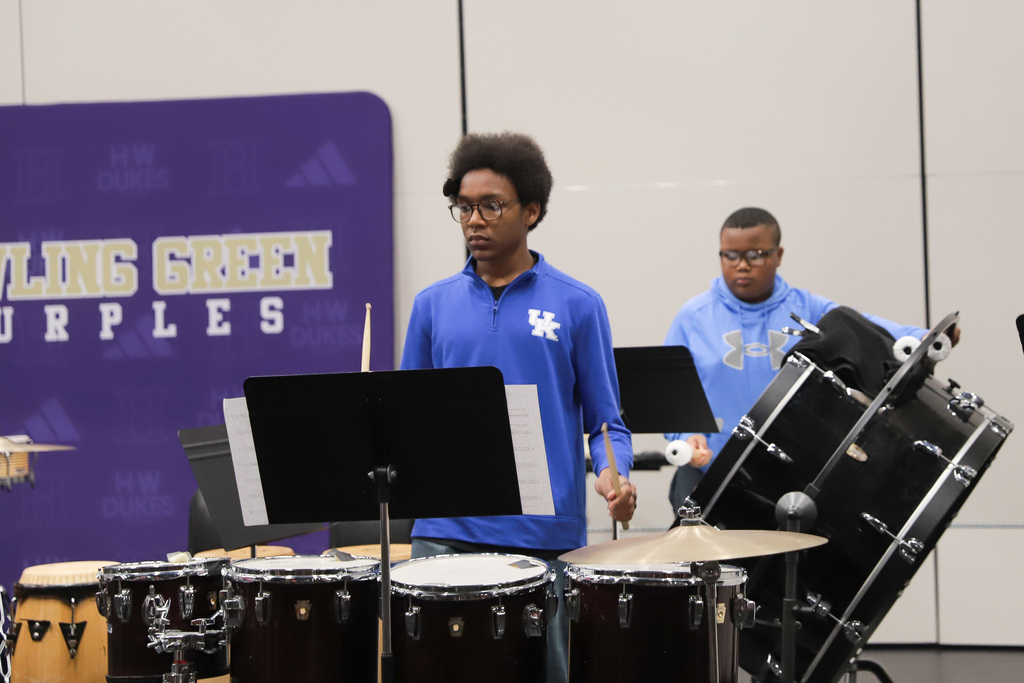 Percussion Class at BGHS