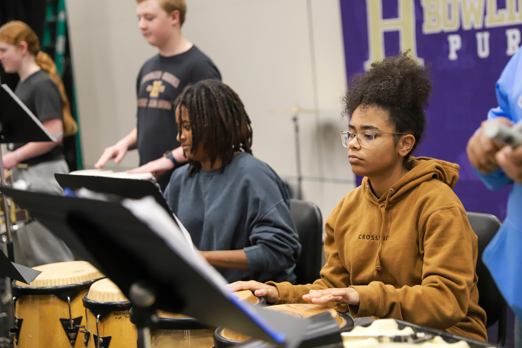 Percussion Class at BGHS