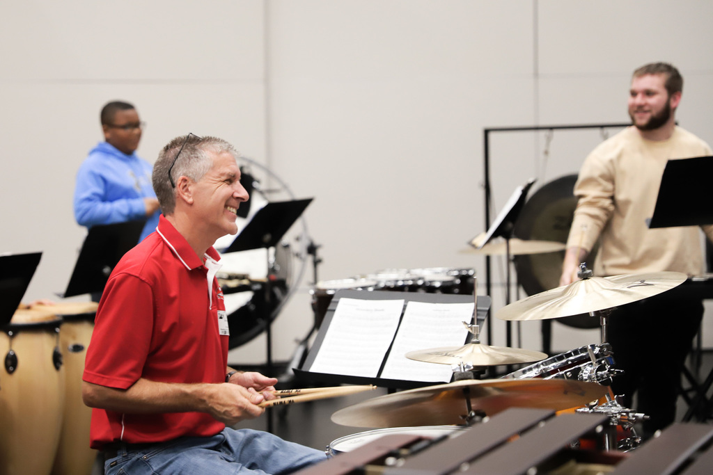 Dr Scott Harris Percussion Class at BGHS