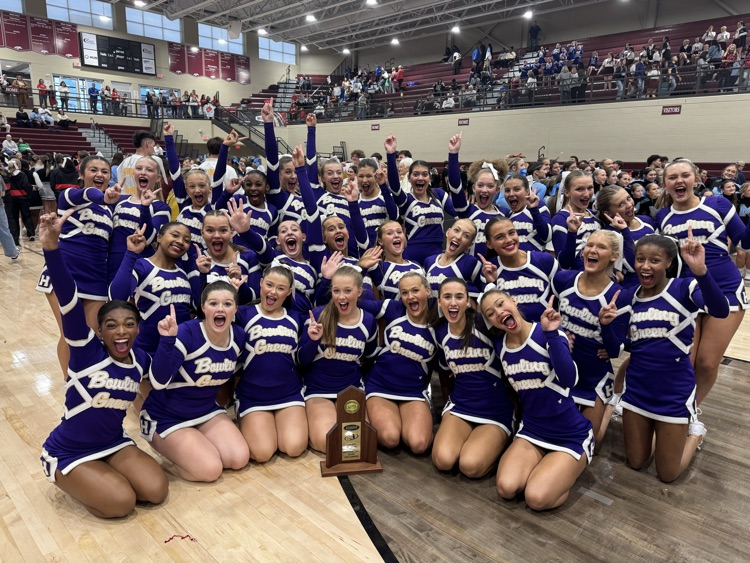 BGHS Cheer Regional Champions