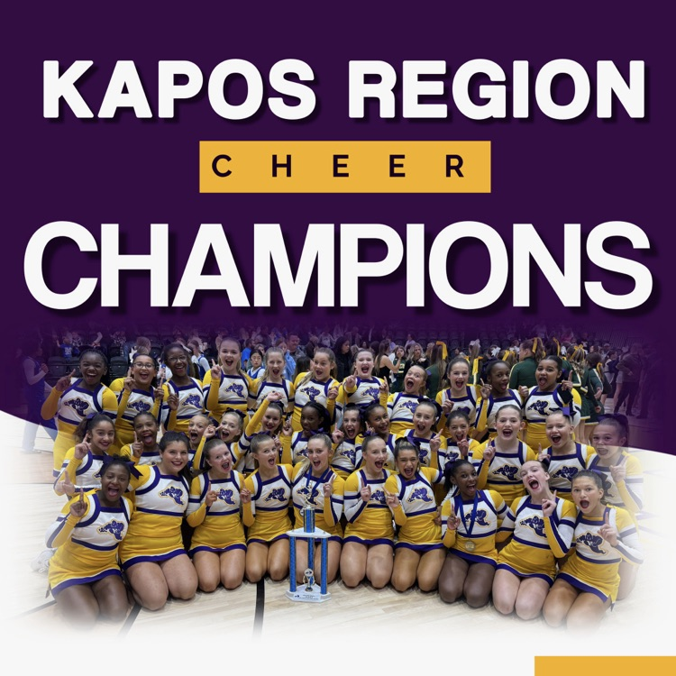 BGJHS Cheer Regional Champions