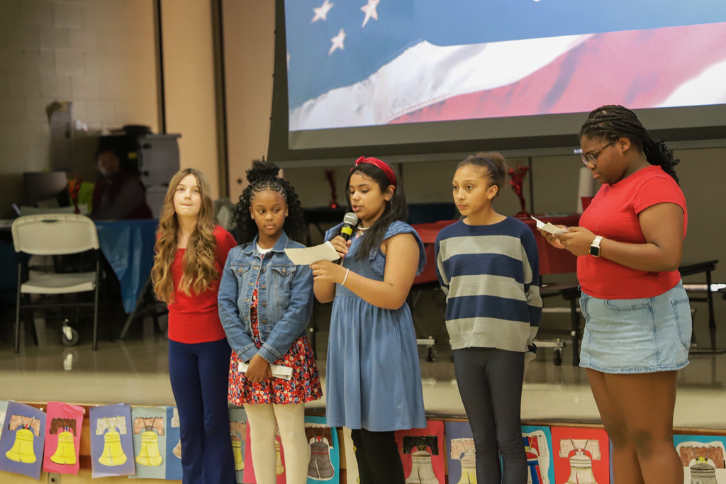 5th graders at TC Cherry