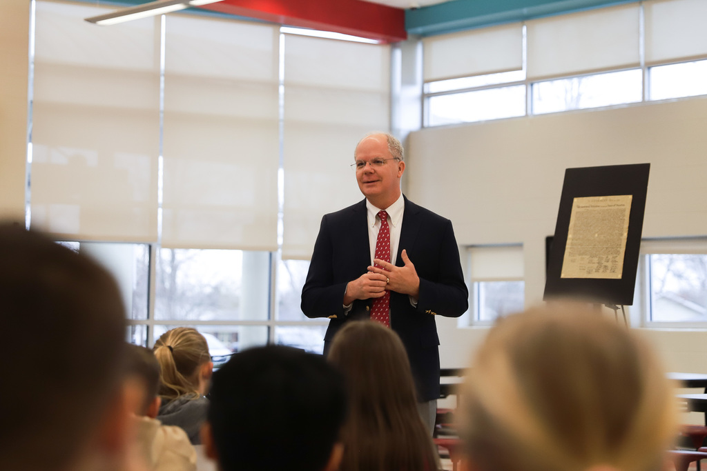 Congressman Guthrie at Potter Gray