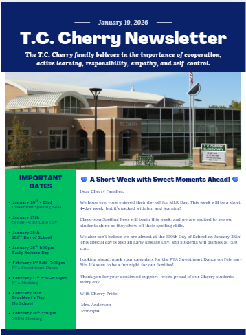 TCC Newsletter January 19, 2026