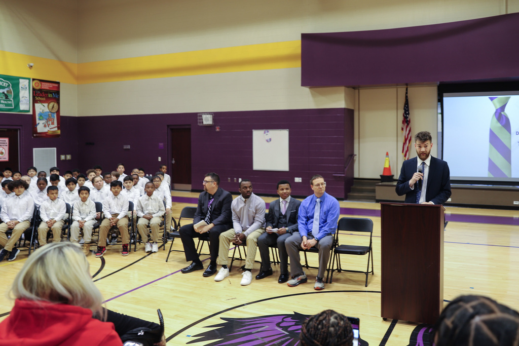 Boys to Men Tie Ceremony