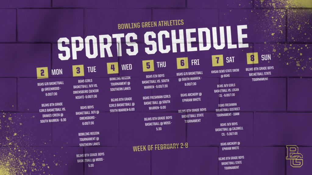 Week of February 2nd 