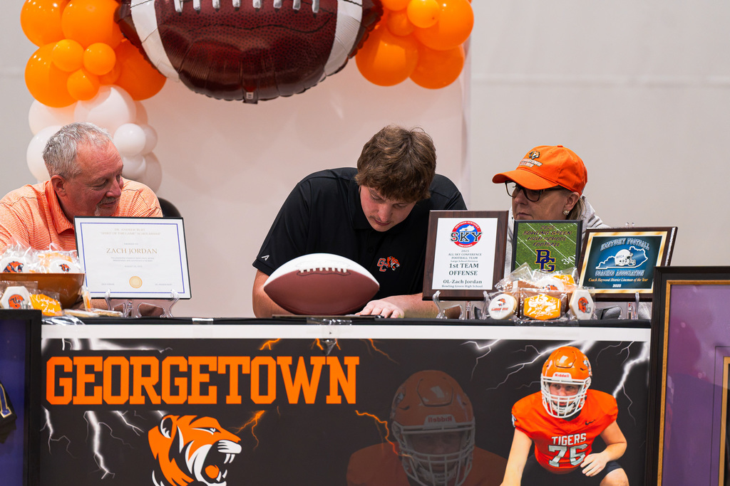 Zach Jordan, Football, Georgetown College