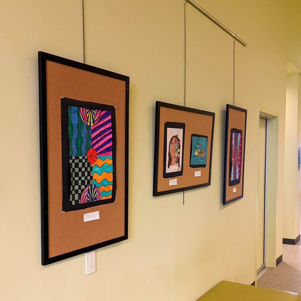 "Made in the Middle: Art Display, four pieces