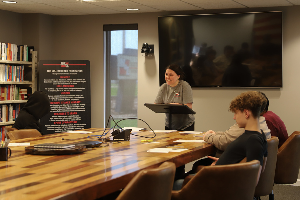 Post-interview discussion at M&L Electrical