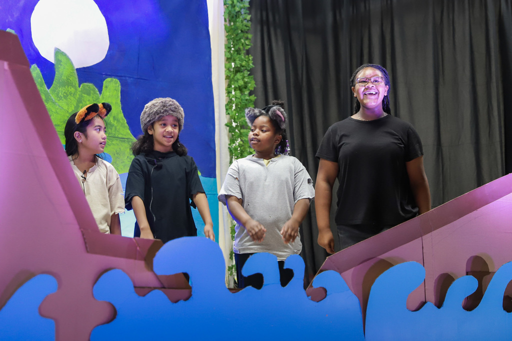 T. C. Cherry's Peter Pan: kids on the pirate ship