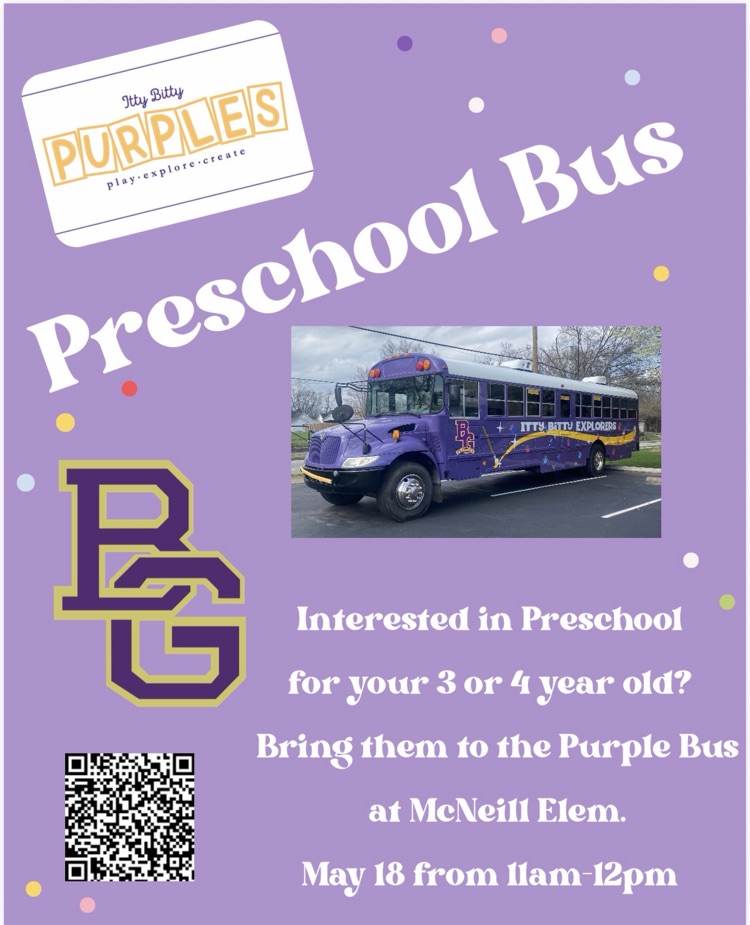 purple bus