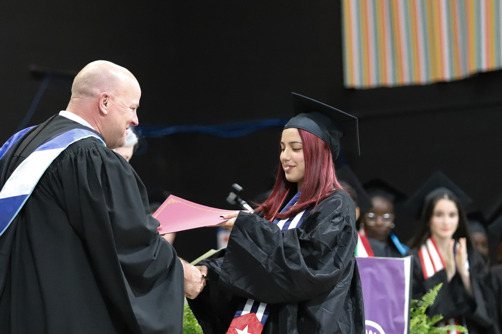 Certificates at Moving Up Ceremony