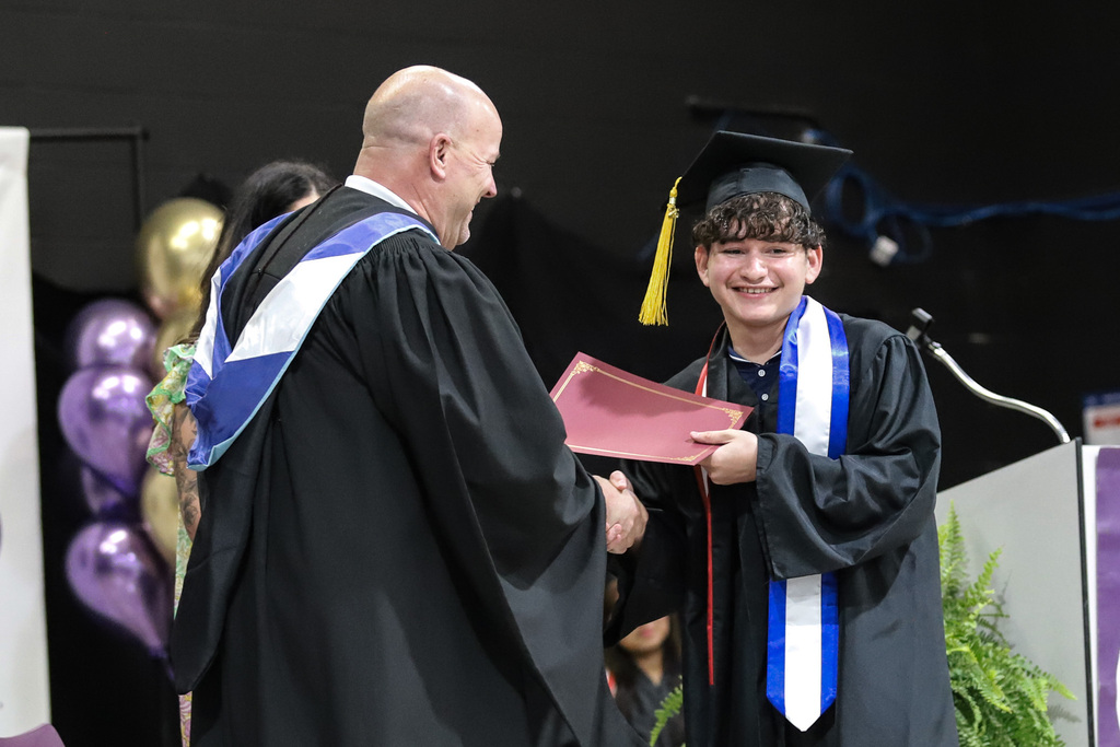 Certificates at Moving Up Ceremony