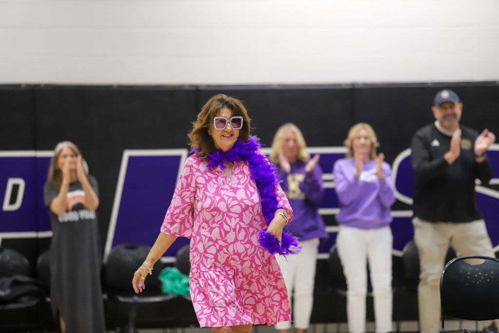Retirement Terri Downing walking