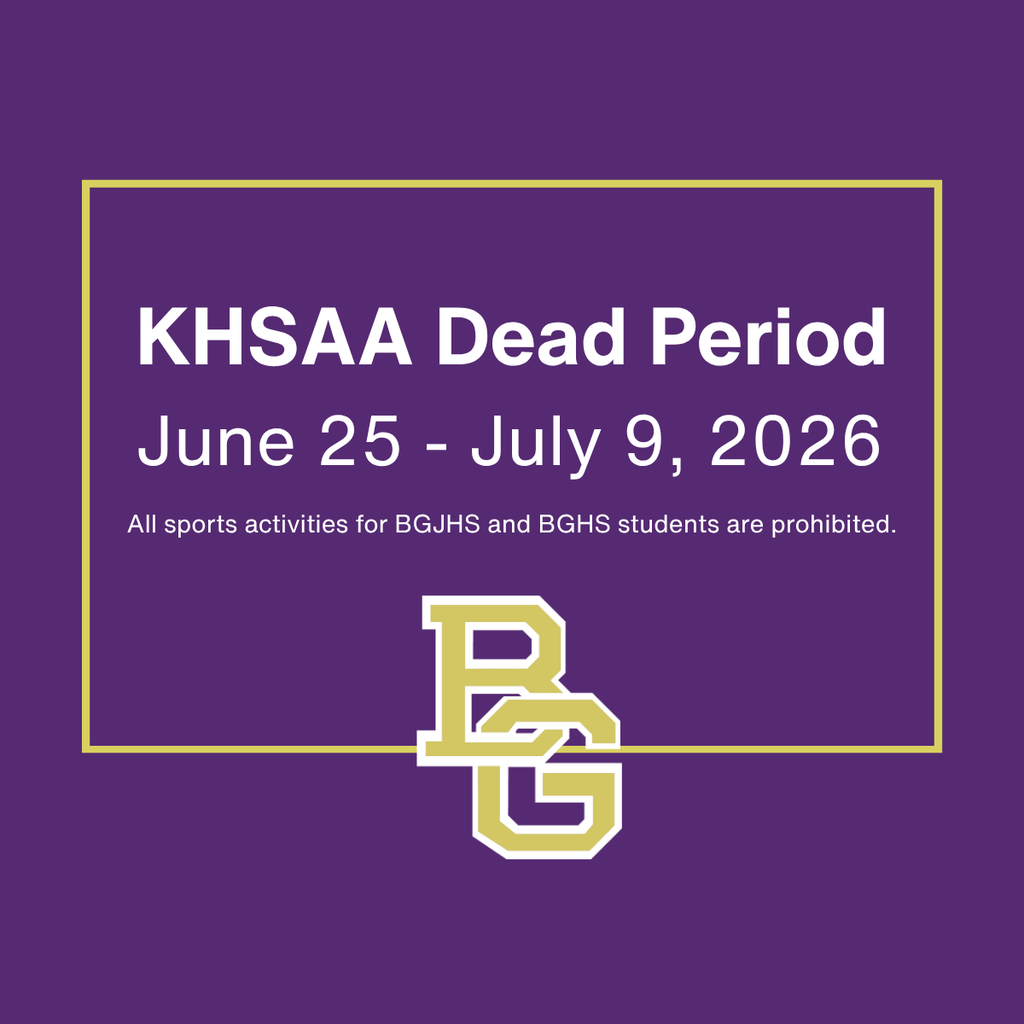 KHSAA Dead Period June 25 - July 9, 2026 all sports activities prohibited