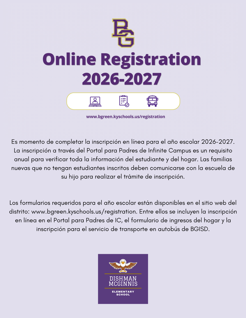 Online Registration- Spanish