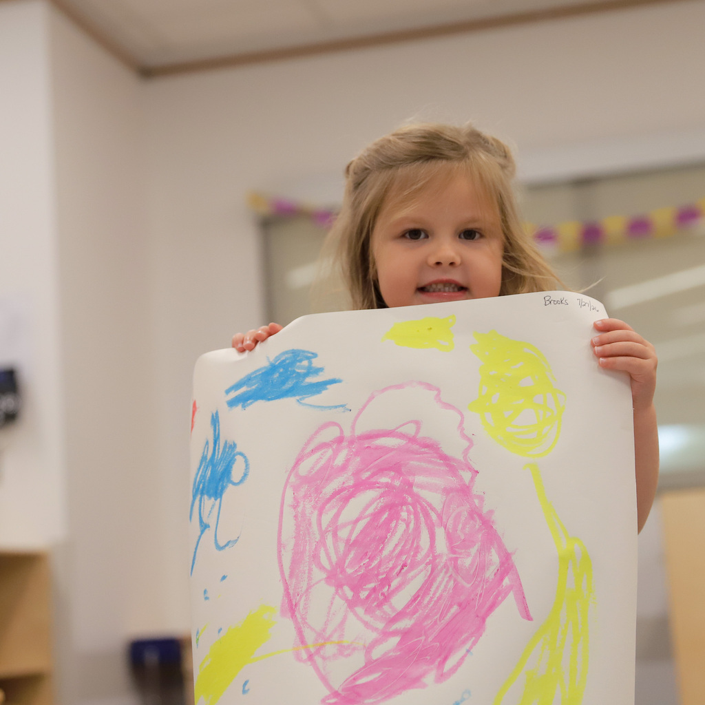 Preschool Room at LPA- artwork