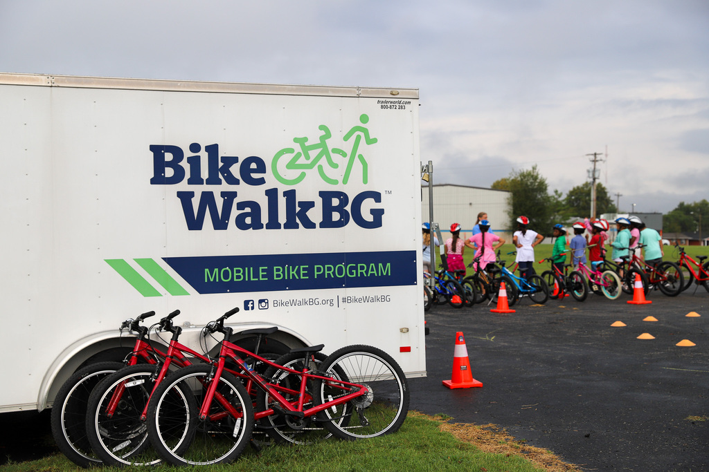 BikeWalkBG Mobile Bike Program bikes