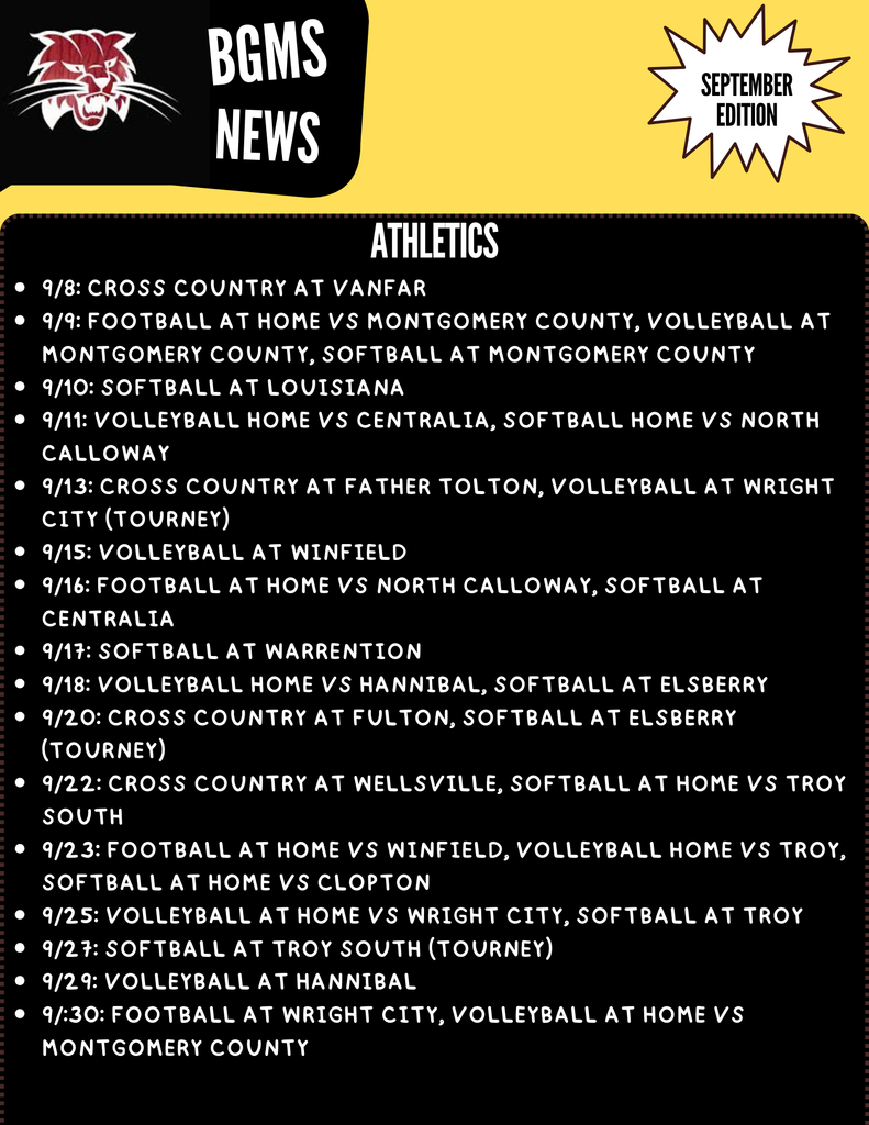 September Newsletter