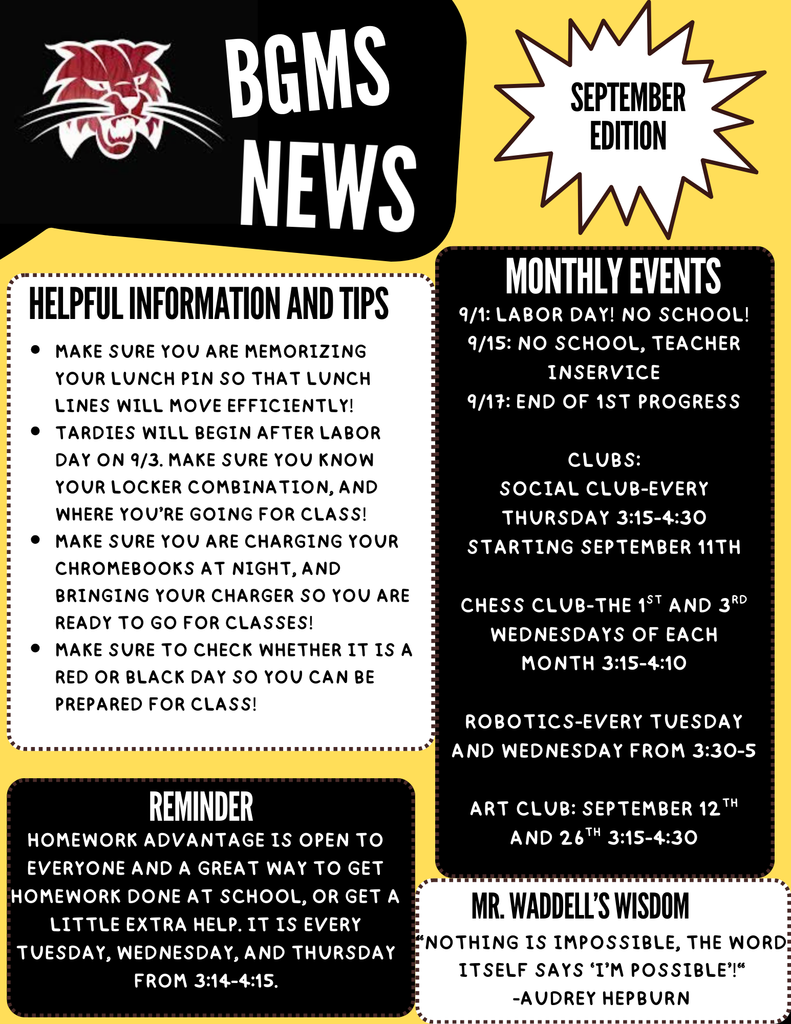 September Newsletter