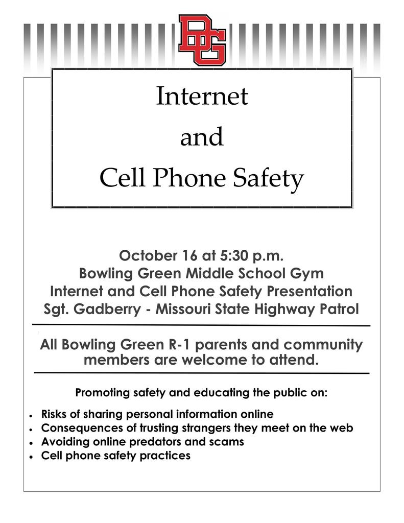 Internet and Cell Phone Safety