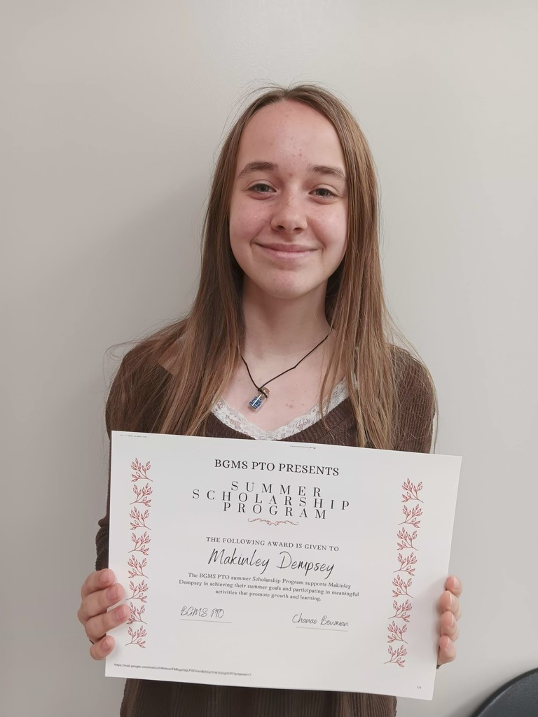 PTO Summer Scholarship winners!