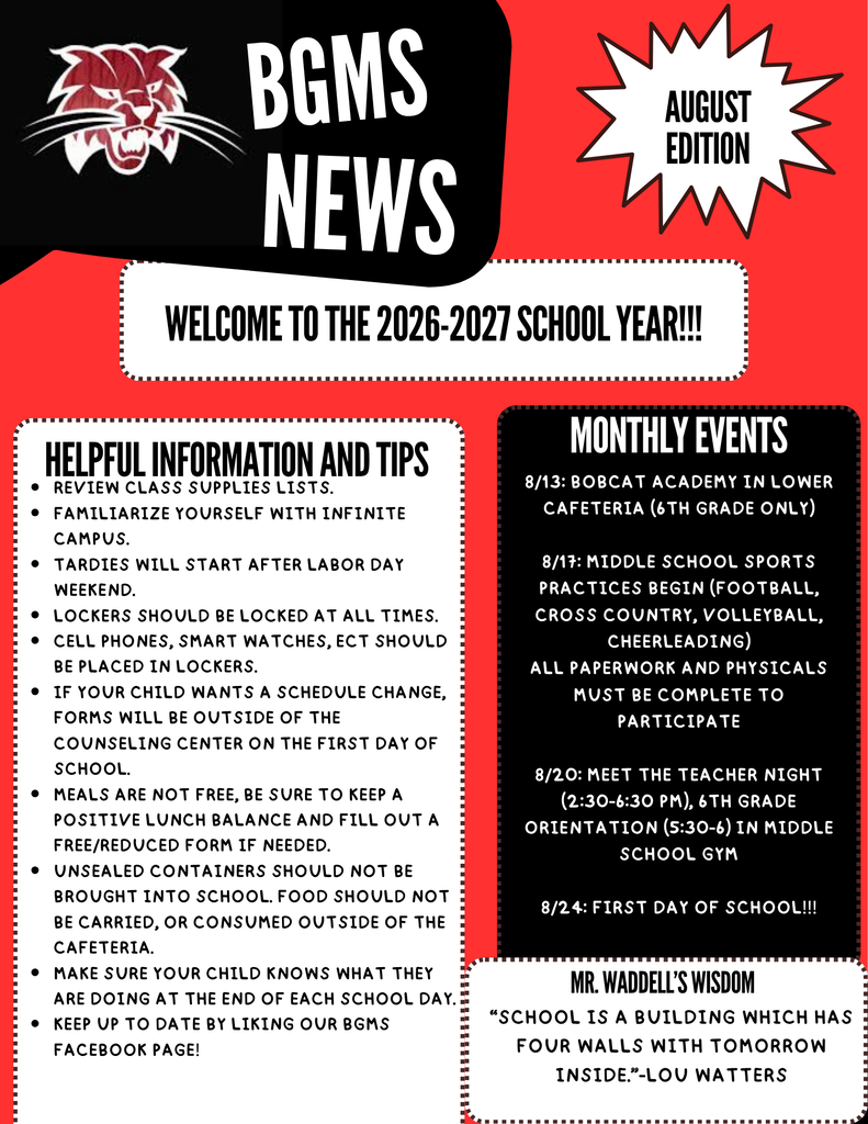 August Newsletter