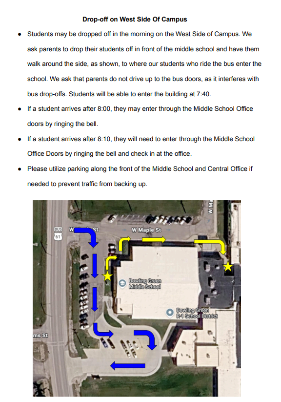 West Side Dropoff 