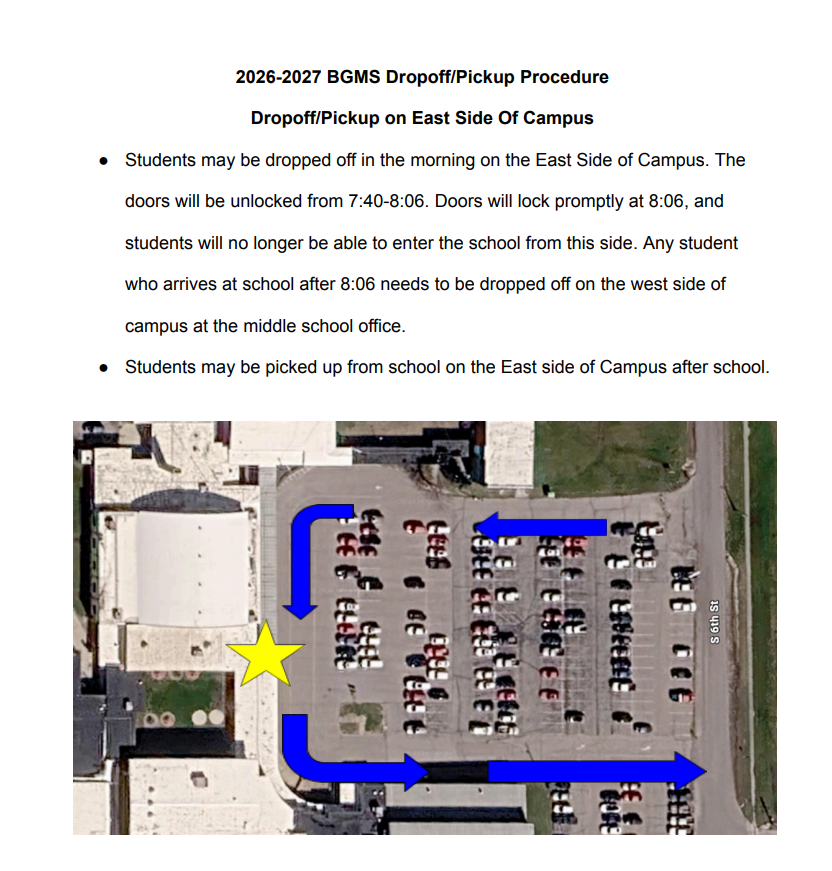 East Side Dropoff/Pickup 