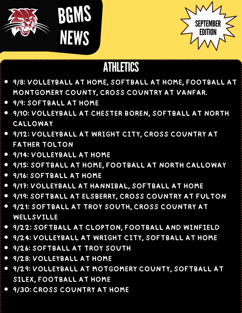 September Newsletter