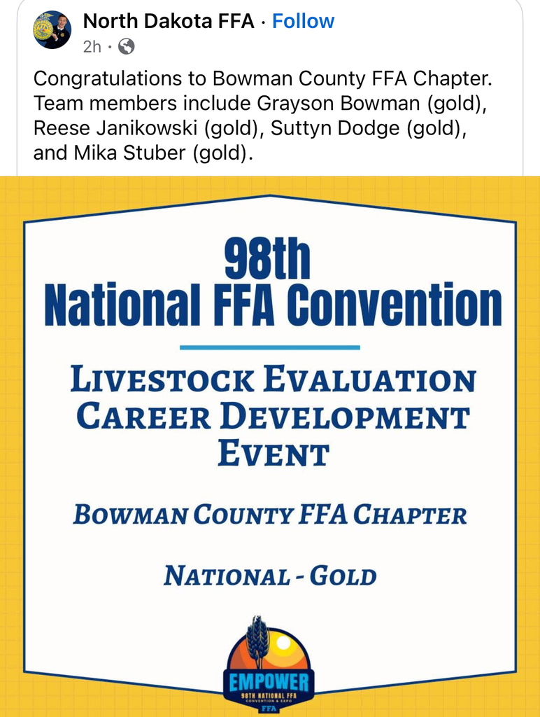 National FFA Convention Winners