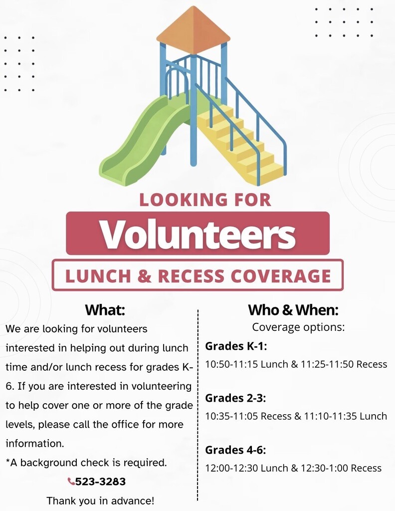 Volunteers Needed