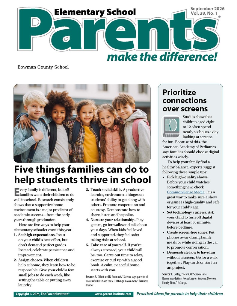 2026 September Newsletter Page 1