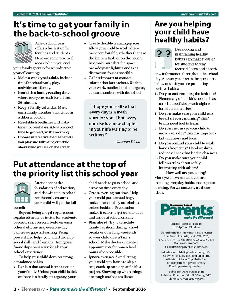2026 September Newsletter Page 2
