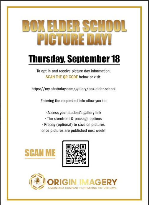 Picture day Thursday, October 18, 2025