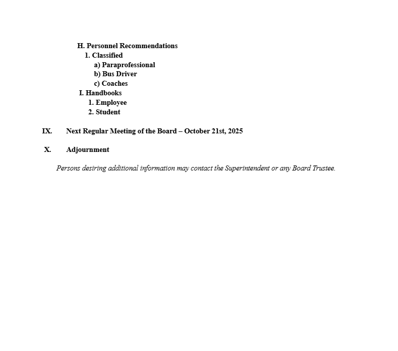 Agenda 2