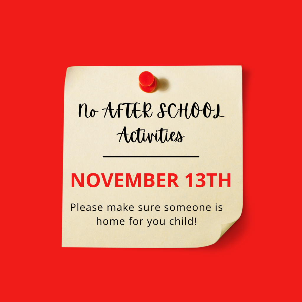 No after school activities