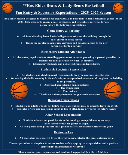 Game watching expectations and rules