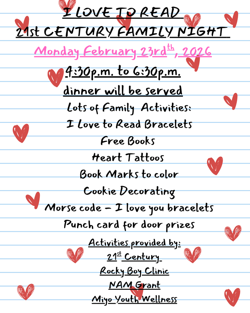 I love to read Family Night