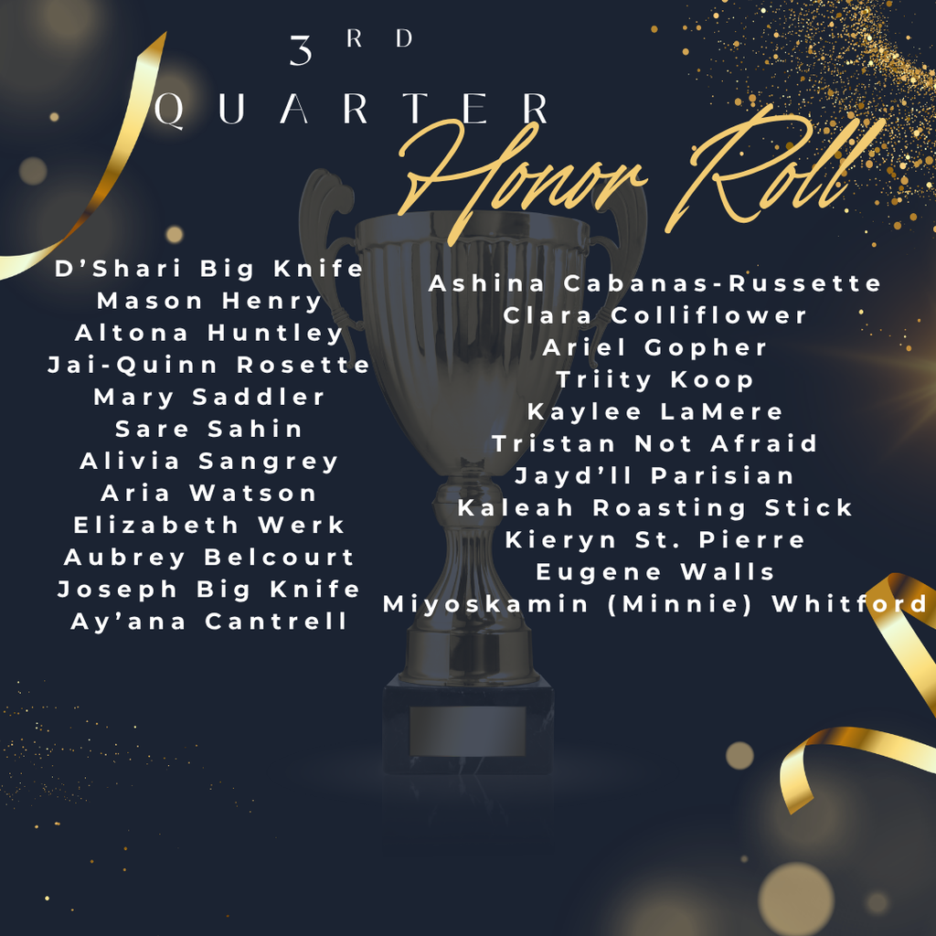 3rd quarter honor roll