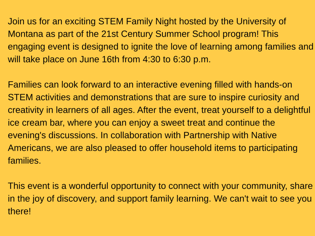 STEM Family Night