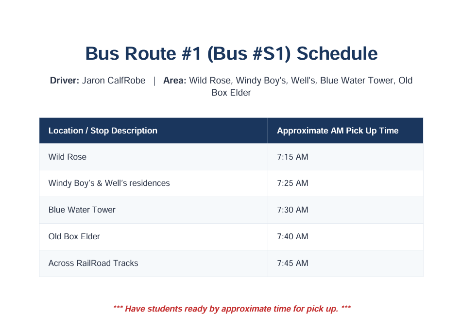 Bus Route
