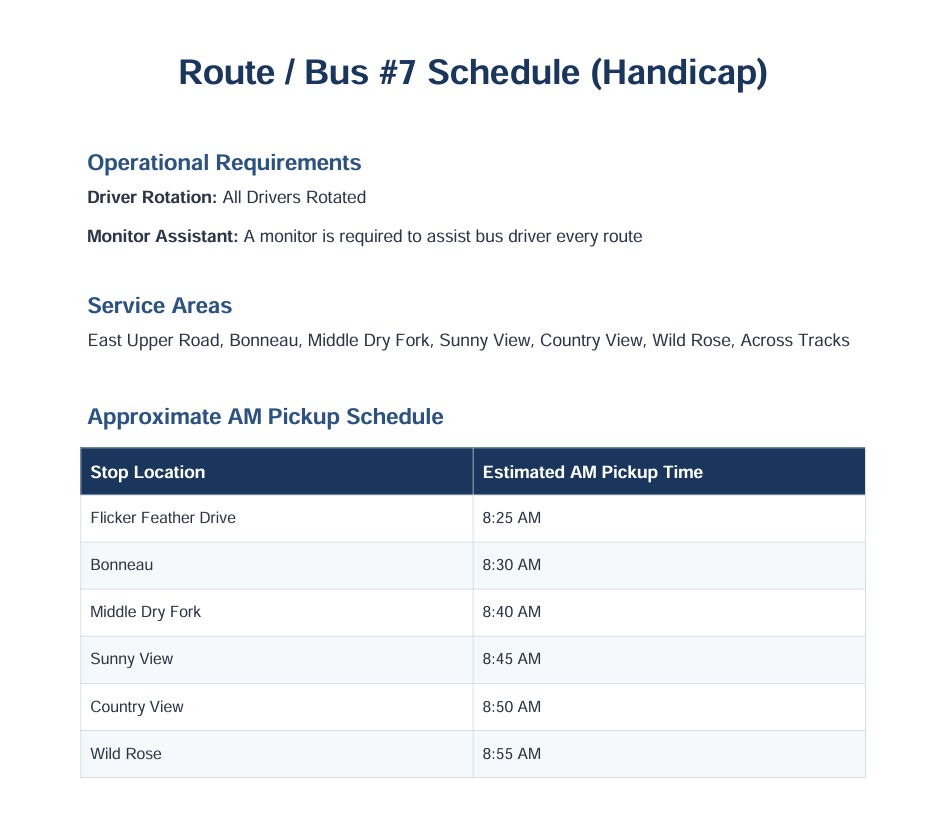 Bus Route