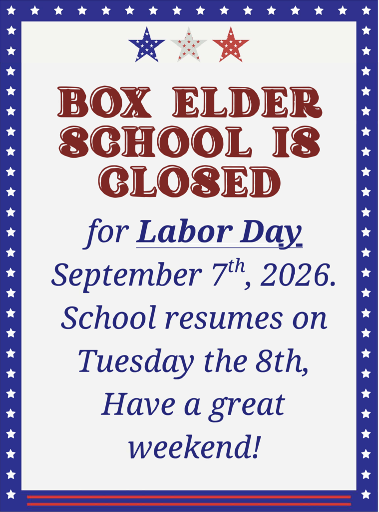 School is closed on Monday the 7th