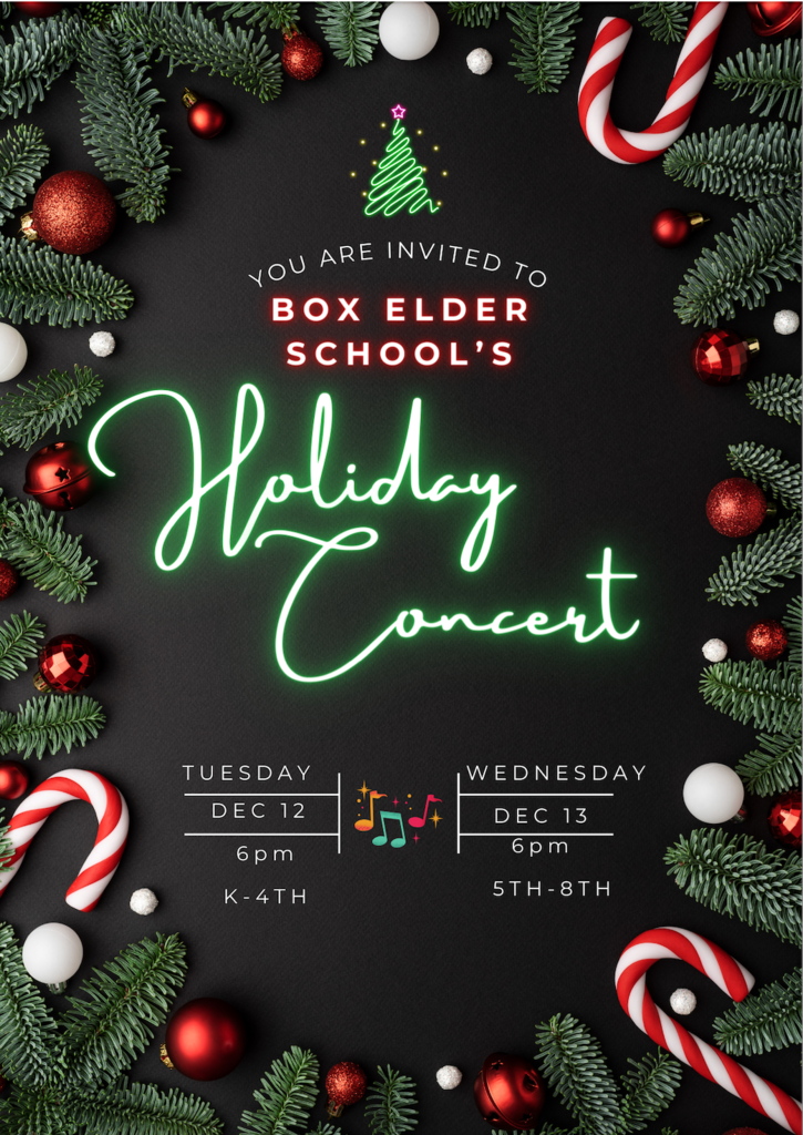 holiday concert poster
