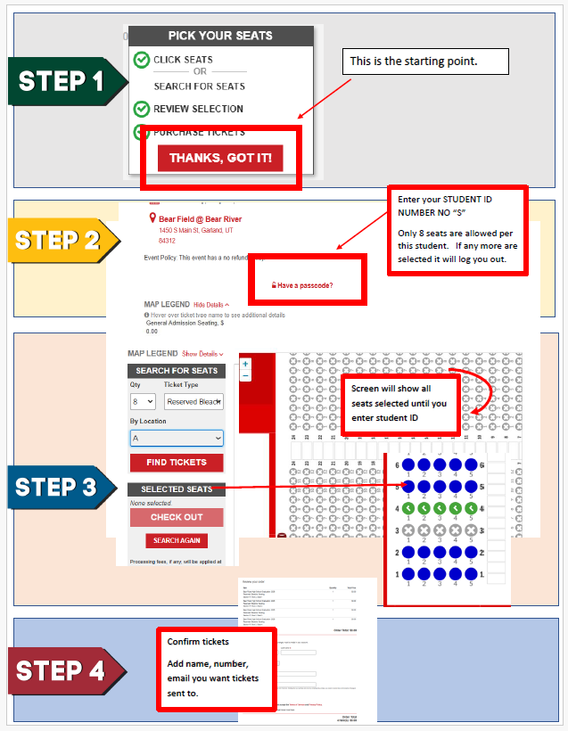 Ticket Reservations Opens at NOON