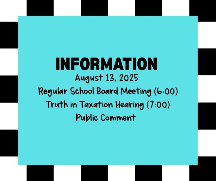 information about school board meeting