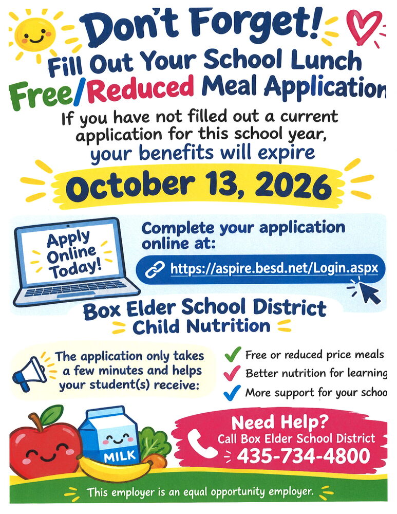 Free/Reduced Meal Application
