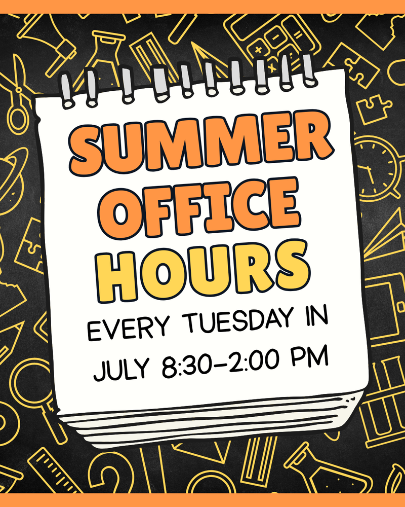 Summer Office Hours