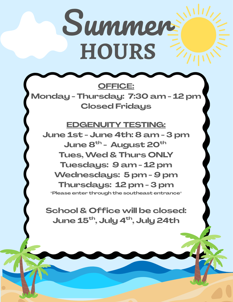 Summer Hours